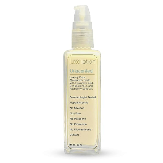 Non Greasy Hyaluronic Acid Moisturizer - Unscented Face Moisturizer & Unscented Lotion - No Fillers, Organic & Plant-Based Hyaluronic Acid Lotion - Anti Aging Body Lotion & Face Cream – Travel Size