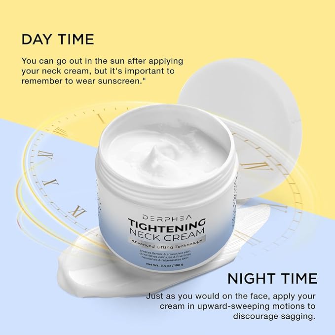 Neck Tightening Cream, Neck Cream, Face Firming Cream For Tightening & Firming, Fine lines, Loose & Sagging Skin On Face, Neck, Decollete Or Other Skin Areas-3.4 Oz (Package may different)