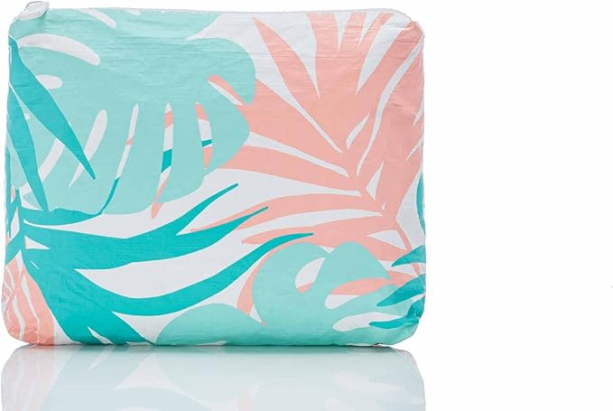 ALOHA Collection Small Pouch | Lightweight, Packable, and Splash-Proof Makeup Pouch | Easy to Clean