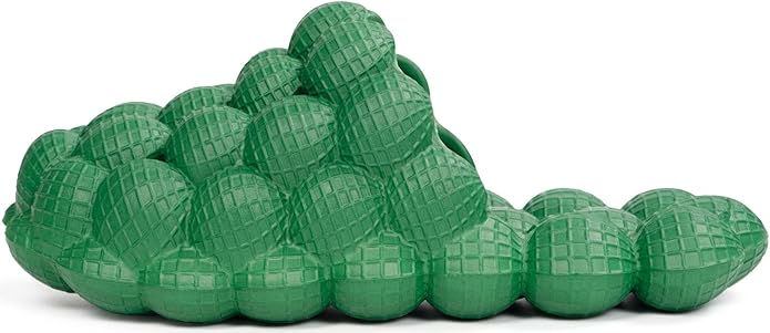 Gaatpot Massage Bubble Slides for Women and Men Funny Lychee Bubble Slippers Non-Slip Spa Home Bedroom Shower Slippers