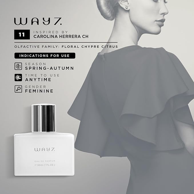 Eau De Parfum Inspired by CH's, Concentrated Fragrance, Long-Lasting Perfume For Women & Men- Replica Cologne, Paraben Free, Vegan Perfume Spray (30 ml | 1 fl. oz)