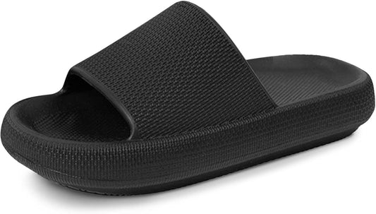 Menore Slippers for Women and Men Quick Drying, Parent-Child EVA Open Toe Soft Slippers, Non-Slip Soft Shower Spa Bath Pool Gym Beach House Sandals for Indoor & Outdoor