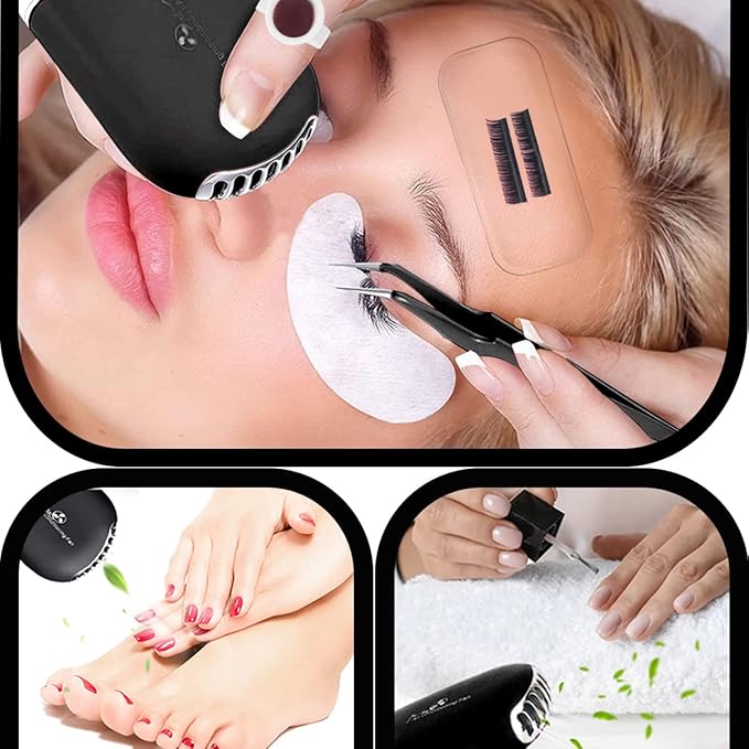 Lash Extension Kit Professional Eyelash Grafting Training Tools Mannequin Head USB Fan Lash Shampoo 0.07D Curl Mix 8-15mm Glue Practice Eyelash Strips Lash Mapping,Exercise Set for Beginner