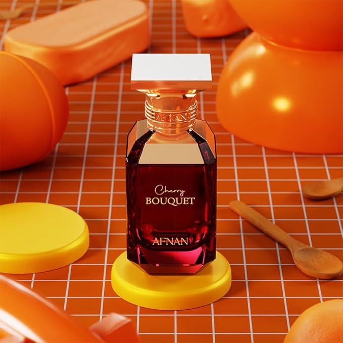 Afnan Cherry Bouquet Eau De Parfum for Women, 2.7 Fl. Oz