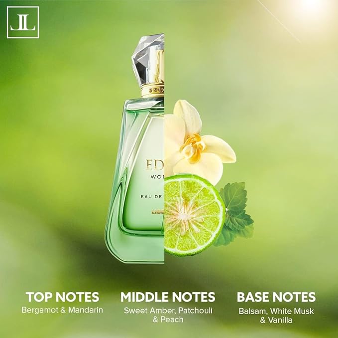 Liberty Perfumes for Women, 3.4 Oz Eden Perfume Long-Lasting Eau de Parfum Luxury Fresh Fragrance for Women, Perfume Spray