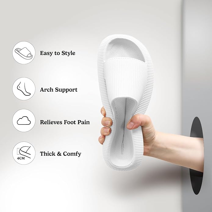 Pillow Slides for Women and Men | The Official Ergonomic Slippers | Plantar Fasciitis | Foot Pain Relief | Comfy and Versatile | Lightweight