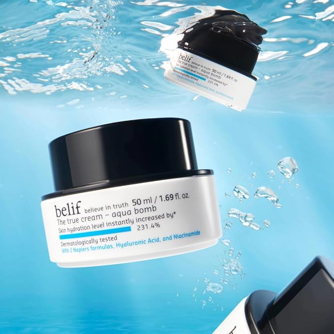 belif Aqua Bomb Home & Away Set: Full Size & Mini Aqua Bomb Daily Lightweight Face Moisturizer