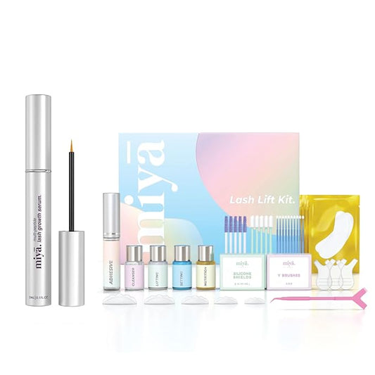 | Lash Luxe Bundle | Keratin Lash Lift Kit & Eyelash Serum for Thicker, Longer Lashes | Ultimate Lash Booster
