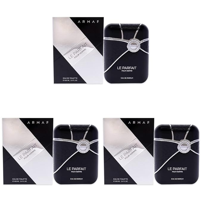 ARMAF LE PARFAIT EDT Spray Men 3.4 oz (Pack of 3)