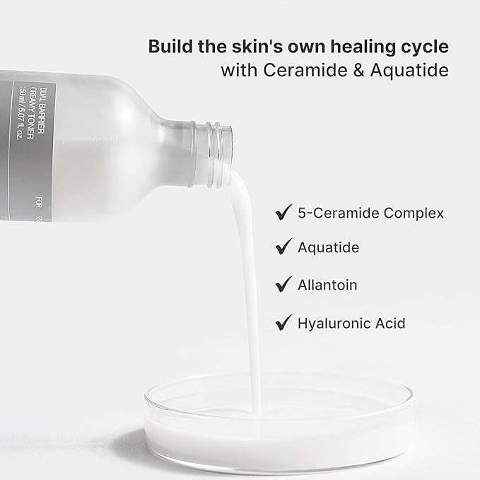 celimax Dual Barrier Creamy Toner & Long Lasting Cream Skincare Duo