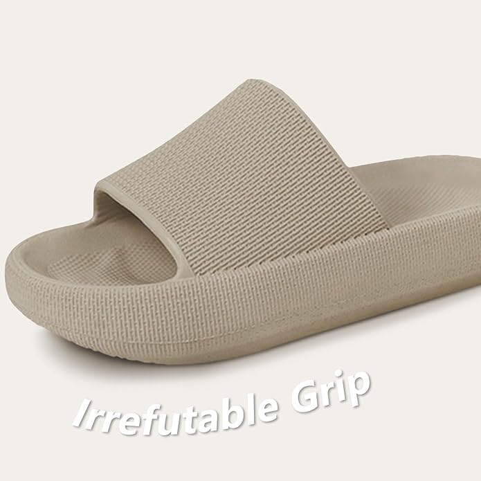 Menore Slippers for Women and Men Quick Drying, Parent-Child EVA Open Toe Soft Slippers, Non-Slip Soft Shower Spa Bath Pool Gym Beach House Sandals for Indoor & Outdoor