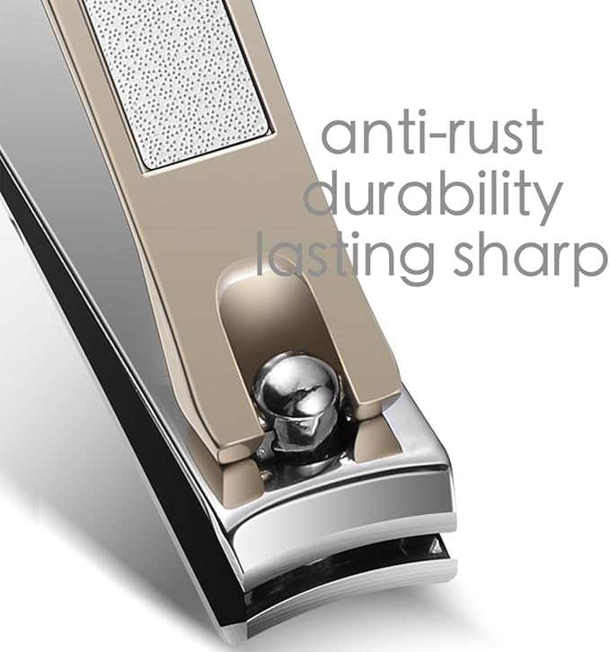 8-Piece Manicure & Pedicure Set - Stainless Steel Nail Clippers, Toenail & Fingernail Cutters with Travel Case, Complete Grooming Kit (Green)