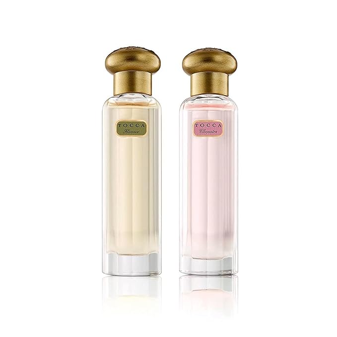 Tocca Women's Eau de Parfum, Florence & Cleopatra Fragrance Set - Hand-Finished Bottle, 20ml each
