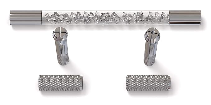 Microblading Supplies 5 Piece Double Sided Manual Pen Kit for Supplies | Durable Aluminum Pen With Lock-Pin Tech & Ergonomic Grip | Shape Eye Brows, Clear