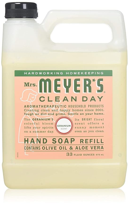 MRS. MEYER'S CLEAN DAY Hand Soap, Refill Variety Pack Soaps Made to Clean and Freshen Hands