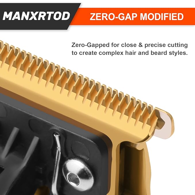FXGOLD 2.0 Replacement Blade for All FX787 & FX726 Trimmers, Ultra Precise DLC Replacement Blades Compatible with BaByli*s* Trimmer Blades, FX707Z Gold