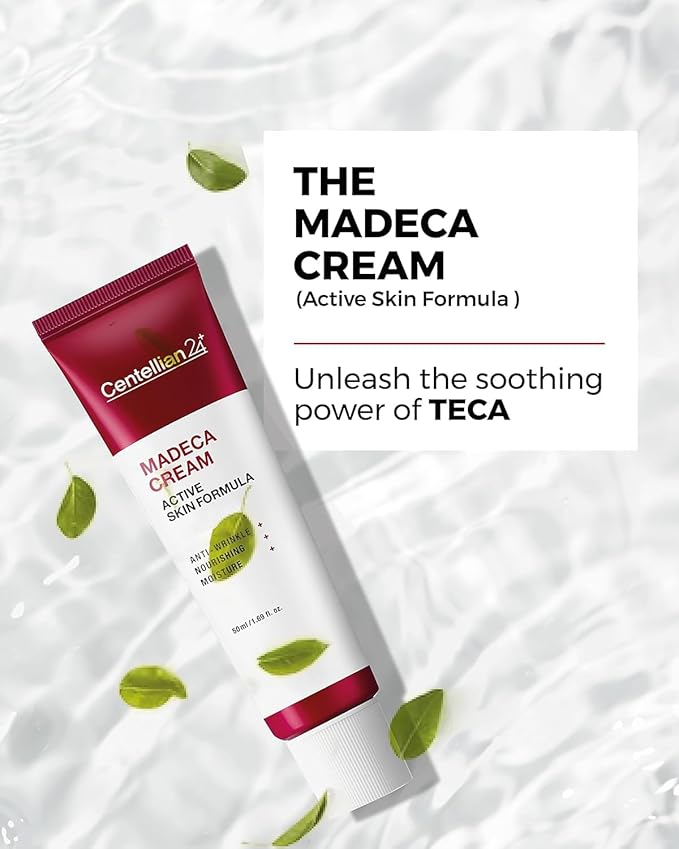 CENTELLIAN 24 Madeca Cream (Season 5, 1.7fl oz) - Centella Moisturizer for Face, Korean Skin Care. Dry, Sensitive Skin. TECA, Centella Asiatica, Madecassoside