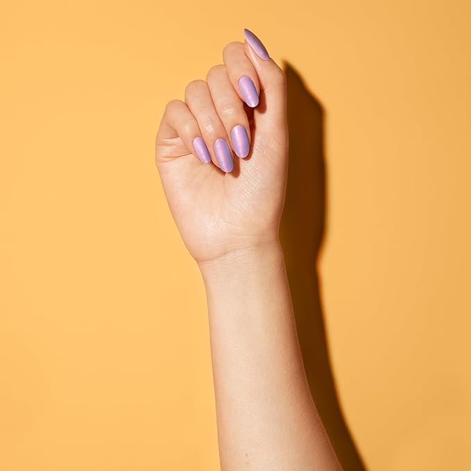 Dazzle Dry Mini Kit 4 Step System - Lovely Lilac - A pale purple with a pink shimmer effect. Full coverage shimmer. (5 Piece Kit / 5 Manicures)