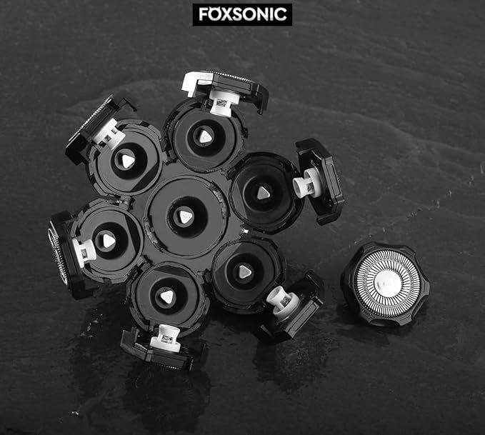 7 Blades for Head Shaver Replacement Heads 7 Heads for Many Main Brands Electric Shaver Razor Bald Men Head Shaver Blades