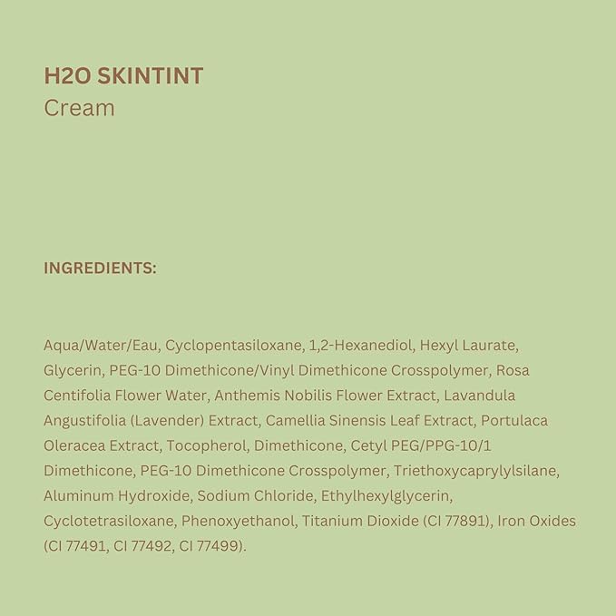 Pixi Beauty H2O SkinTint Tinted Face Gel, 1.2 fl oz / 35 ml, Cream