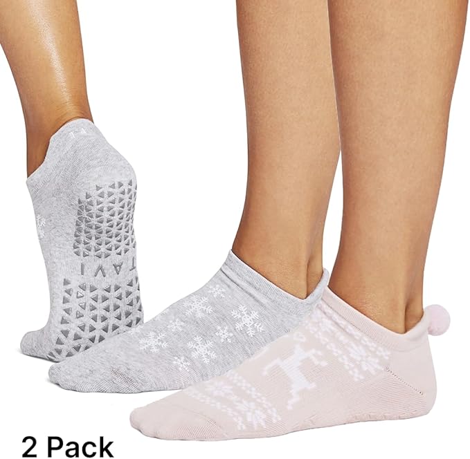 TAVI Women’s Savvy Grip Socks - Pilates for Women, Slipper, Yoga, and Ballet, Barre