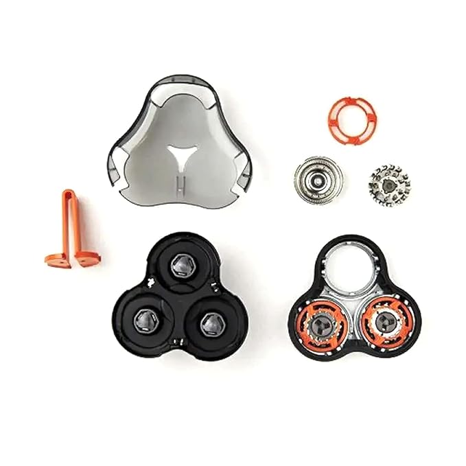SH90/RQ12 Replacement Shaver Head for Philips Norelco Series S9000, Version Replacement Shaver Head with Double Precision Blades for Series RQ12/RQ10/S9000, S8000,1Pack