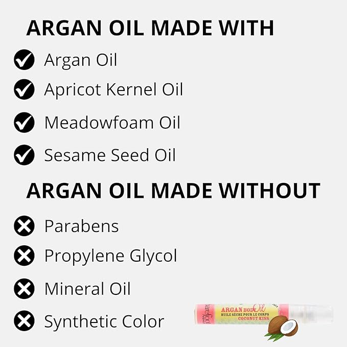 Coconut Kiss Bundle: Instant Hand Repair (3 oz), Mini Instant Hand Repair (1 oz), Argan Body Oil (0.27 oz)