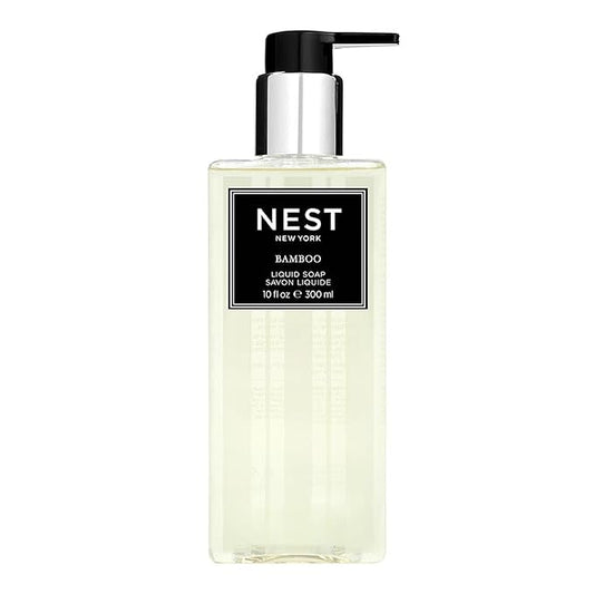 NEST New York Liquid Soap, Bamboo - 10 fl oz - Cleanses & Nourishes Skin - Approx. 300 Pumps Per Bottle - Gluten Free & Cruelty Free