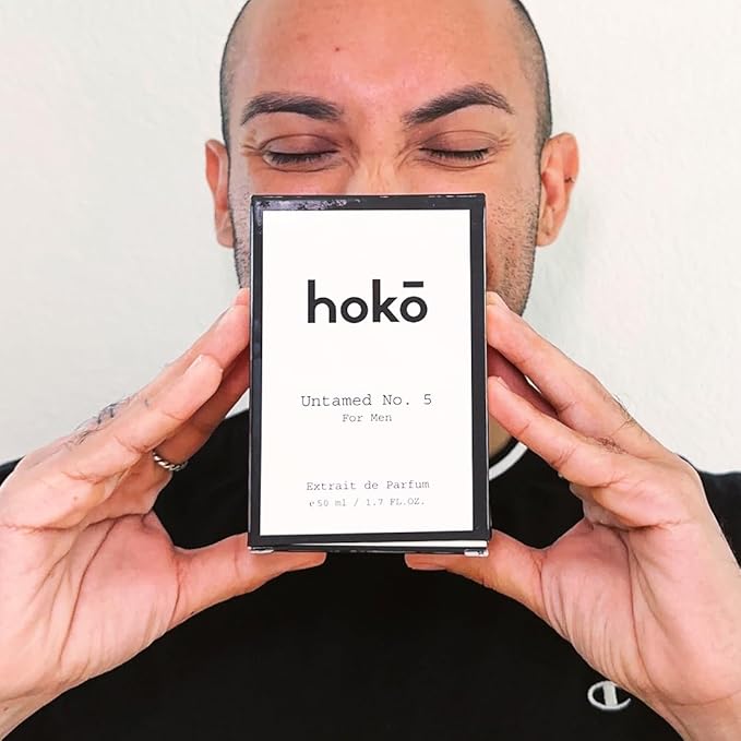 HOKO Untamed No. 5 – Premium Impression of Sauvage | Extrait de Parfum, 1.7 Oz | Bold Bergamot, Spicy Pepper & Musk | Long-Lasting Inspired Mens Cologne | Luxury Perfume