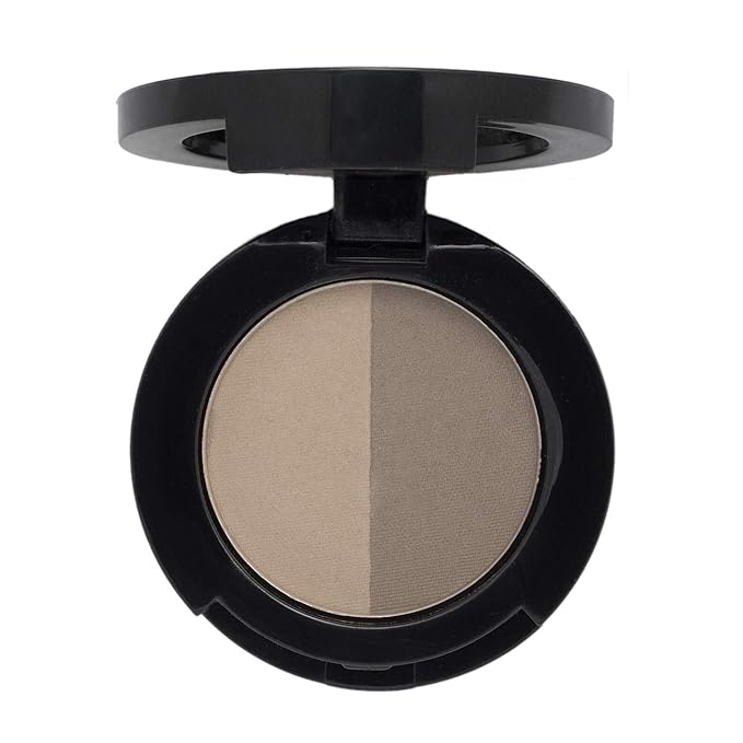 Mellow Cosmetics Brow Duo - Luminous Eyebrow Powder for Natural Looking, Voluminous Brows - Long Lasting, Smudge-proof Eyebrow Filler for Beautiful & Sculpted Brows - Vegan Brow Definer - Caramel