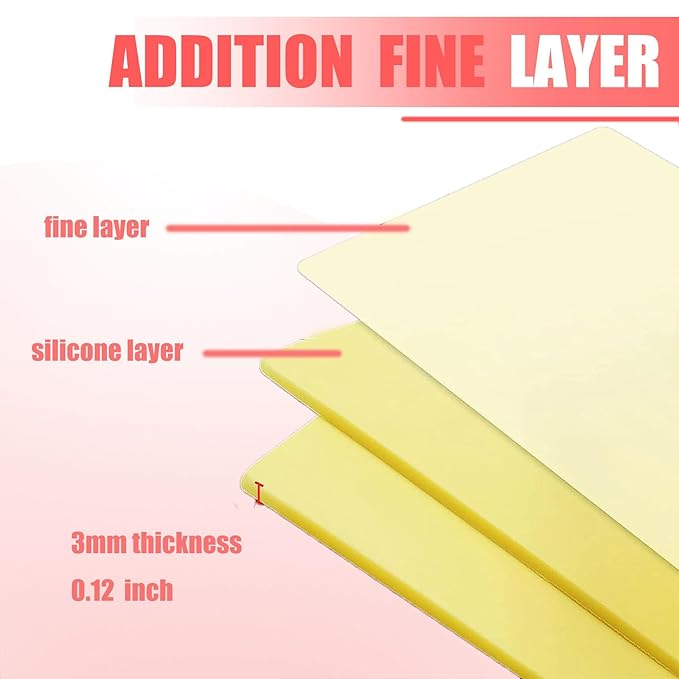 3MM Tattoo Fake Skin - 8×12'SOTICA 5PCS Tattoo Practice Skins Fake Blank Tattoo Skin Double Sides Tattoo Skin Soft Microblading Practice Skin for Beginners Experienced Artists Tattoo Supplies