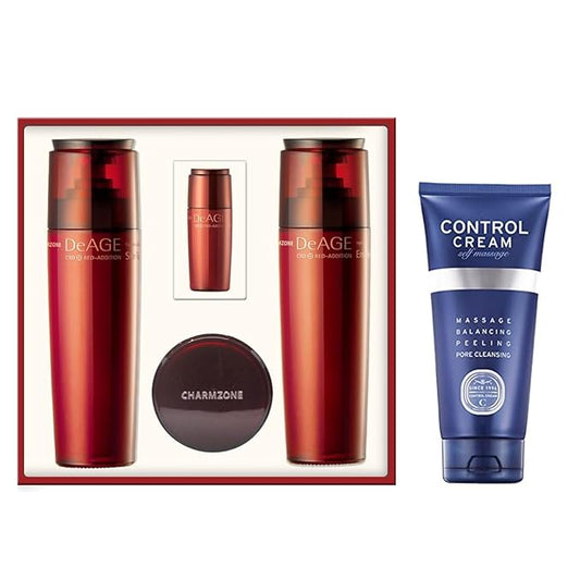 CHARMZONE Bundle of DeAge Red Addition Set + Control Cream