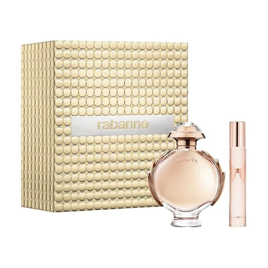 Paco Rabanne Olympea 2-Piece Gift Set For Women, (2.7 Oz Eau De Parfum Spray + 0.67 Oz Miniature)