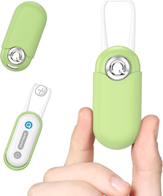 C1S Reusable Flosser Set, Auto-Restringing Flosser with Replaceable Floss Capsule, Multi-Hygiene, Portable Travel Floss, Recyclable Zero Waste, Unflavored (Reef Green)