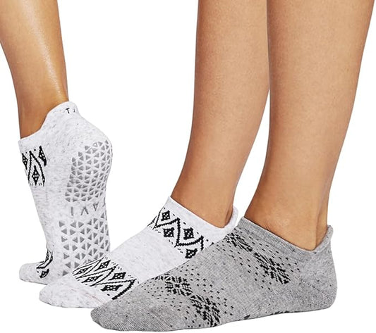 TAVI Women’s Savvy Grip Socks - Pilates for Women, Slipper, Yoga, and Ballet, Barre
