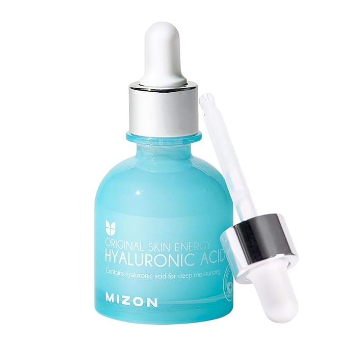 MIZON Hyaluronic Acid 100 Serum – Pure Hyaluronic Acid for Deep Hydration, Plumping & Skin Barrier Support – Lightweight K-Beauty Ampoule for Glass Skin Glow (1.01 fl. oz)
