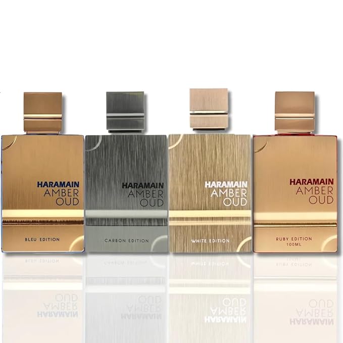 Al Haramain Amber Oud White Edition - Arabian Unisex Amber Long Lasting Perfume for Men and Women - 2 oz