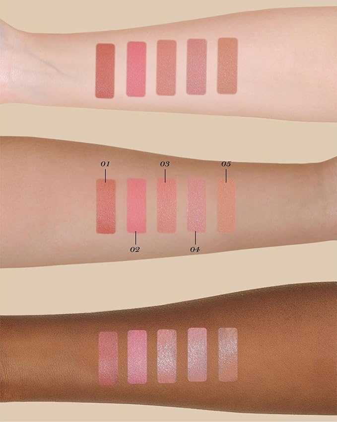 Flower Knows Little Angel Cream Blush,Buildable & Blendable Makeup Blush for cheeks,Soft & Long-lasting for Girls & Women(01 Flaming Heart,6g)