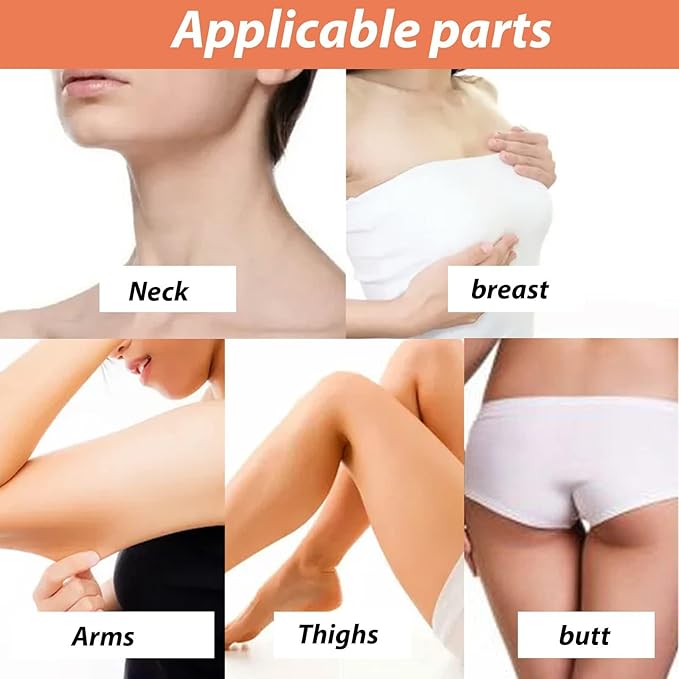 Be Glossy Smoothing Body Serum for Wrinkles - Infused with Hyaluronic Acid, Vitamin E, Glycerin and Shea Butter - Hydrating Nourishing Repairing for Silky Smooth Skin 60ML/2 Fl Oz