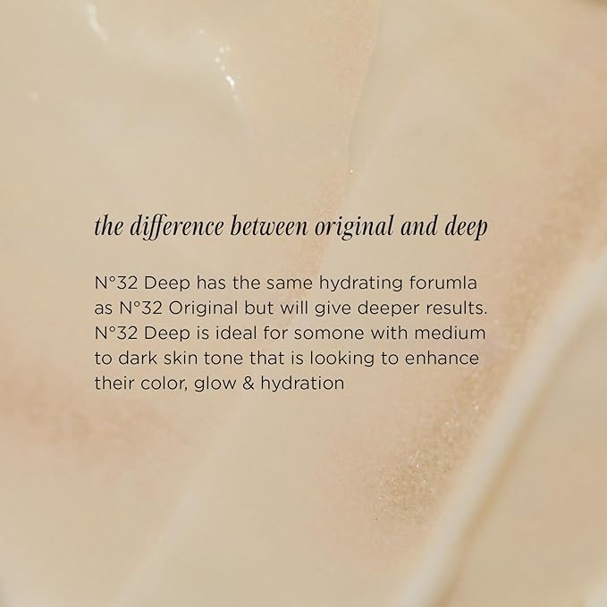 + Lux Unfiltered N°32 Deep Gradual Self Tanner, Hydrating Self Tanning Lotion with Shea Butter & Squalane - Non-Sticky, No Transfer, Natural-Looking Tan - Vegan & Cruelty-Free Sunless Tanner - Santal
