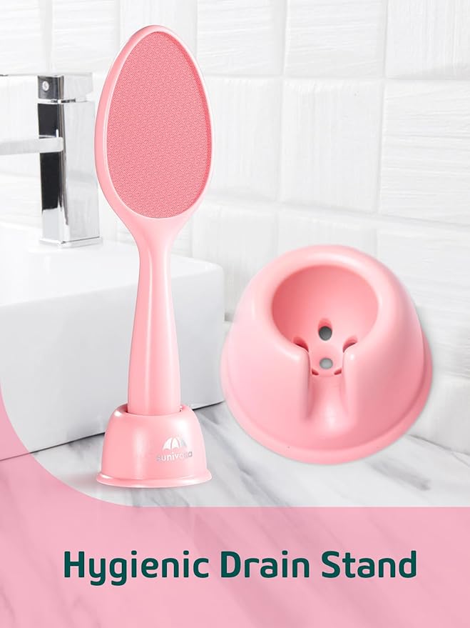 Glass Foot File Bundle Fine Flamingo - 2 Sided Coarse & Fine Pink