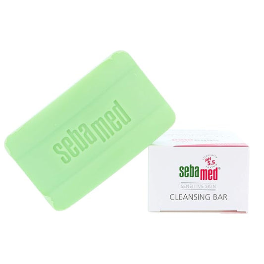 Sebamed Soap-free Cleansing Bar For Sensitive Skin, 3.5 Ounce box