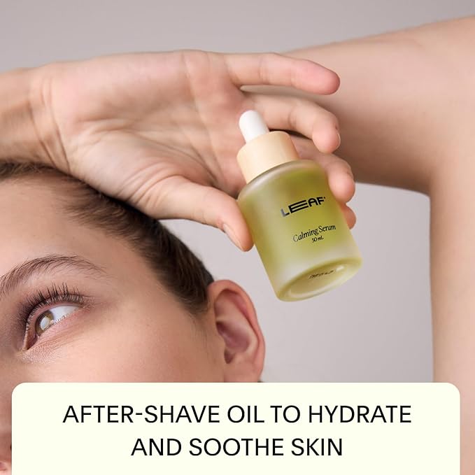 Leaf Shave | Shave Care Set - Includes Shave Oil (1.7 fl oz) & Calming Serum (1 fl oz)