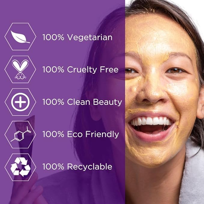 Hey Honey Show Your Glow Colloidal Gold And Honey Beauty Mask|Lavish Anti-Aging Powerful Hydration Beauty Mask Designed To Reduce Wrinkles, Fine Lines &Visible Effects of Time| 2.0 oz