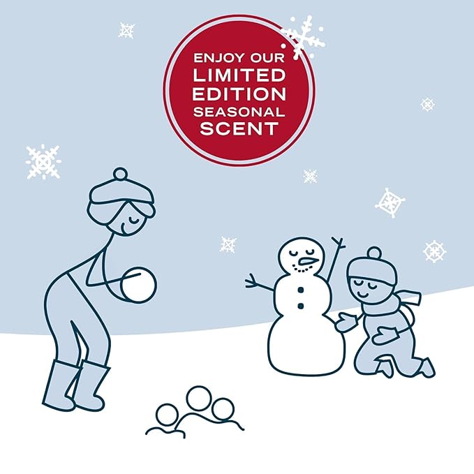 MRS. MEYER'S CLEAN DAY Hand Soap, Made with Essential Oils, Biodegradable Formula, Snowdrop, 12.5 fl. oz