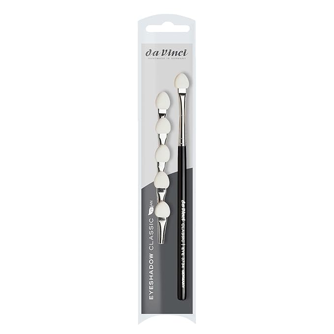 da Vinci Cosmetics CLASSIC Series 3734 - Eyeshadow Applicator with Six Changeable Heads - For area and detail work