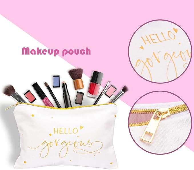 Birthday Gifts For Women-Relaxing Spa Gift Basket Box For Her Mom Sister Best Friend Unique Happy Birthday Bath Set Gift Ideas - Birthday Gift Boxes For Women(Rose Gold)