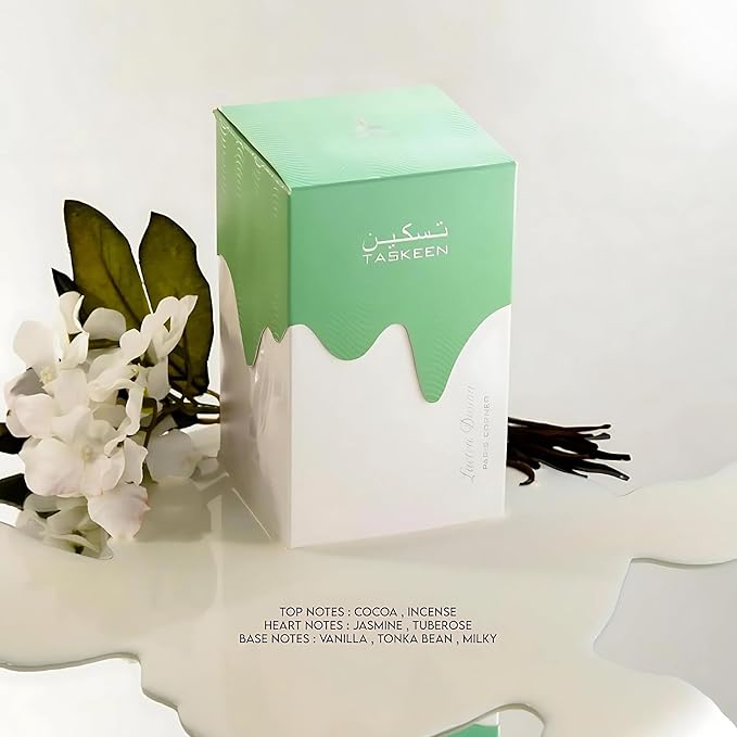 Paris Corner | Taskeen Lactea Divine EDP Perfume 3.4 Fl Oz | Indulge in the Milky Sweetness of Vanilla and Delicate Florals | Ideal for Everyday Elegance and Enchanting Evenings