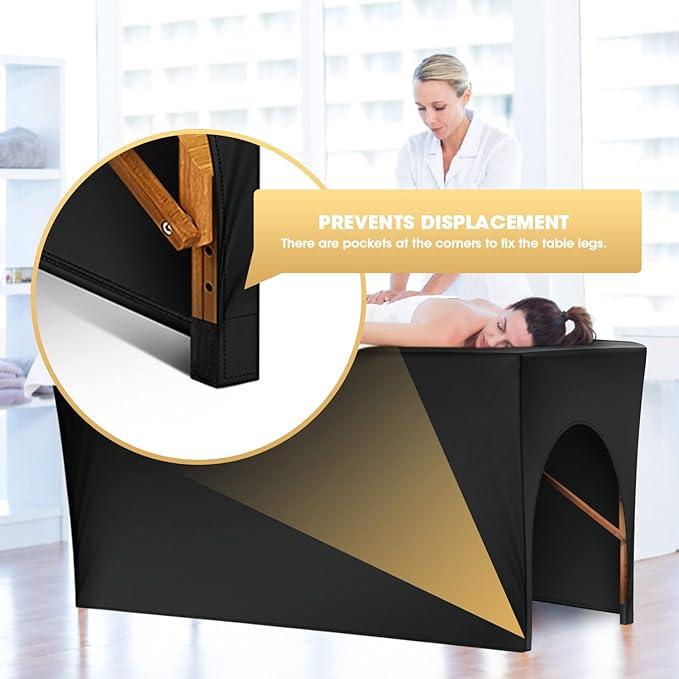 Onism Lash Bed Cover - Wipeable PU Leather Massage Table Cover, Waterproof, Soft Comfortable Spa Bed Cover, Suitable for Fits Grafting Eyelash Beds Massage Tables, Perfect for Salons Spa Home Use