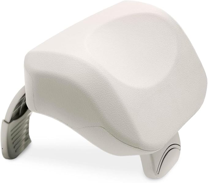 Intex 28505E PureSpa Soft Cushioned Foam Headrest Pillow Hot Tub Spa Accessory, Easily Moved and Adjusted, Compatible with All PureSpa Models, White